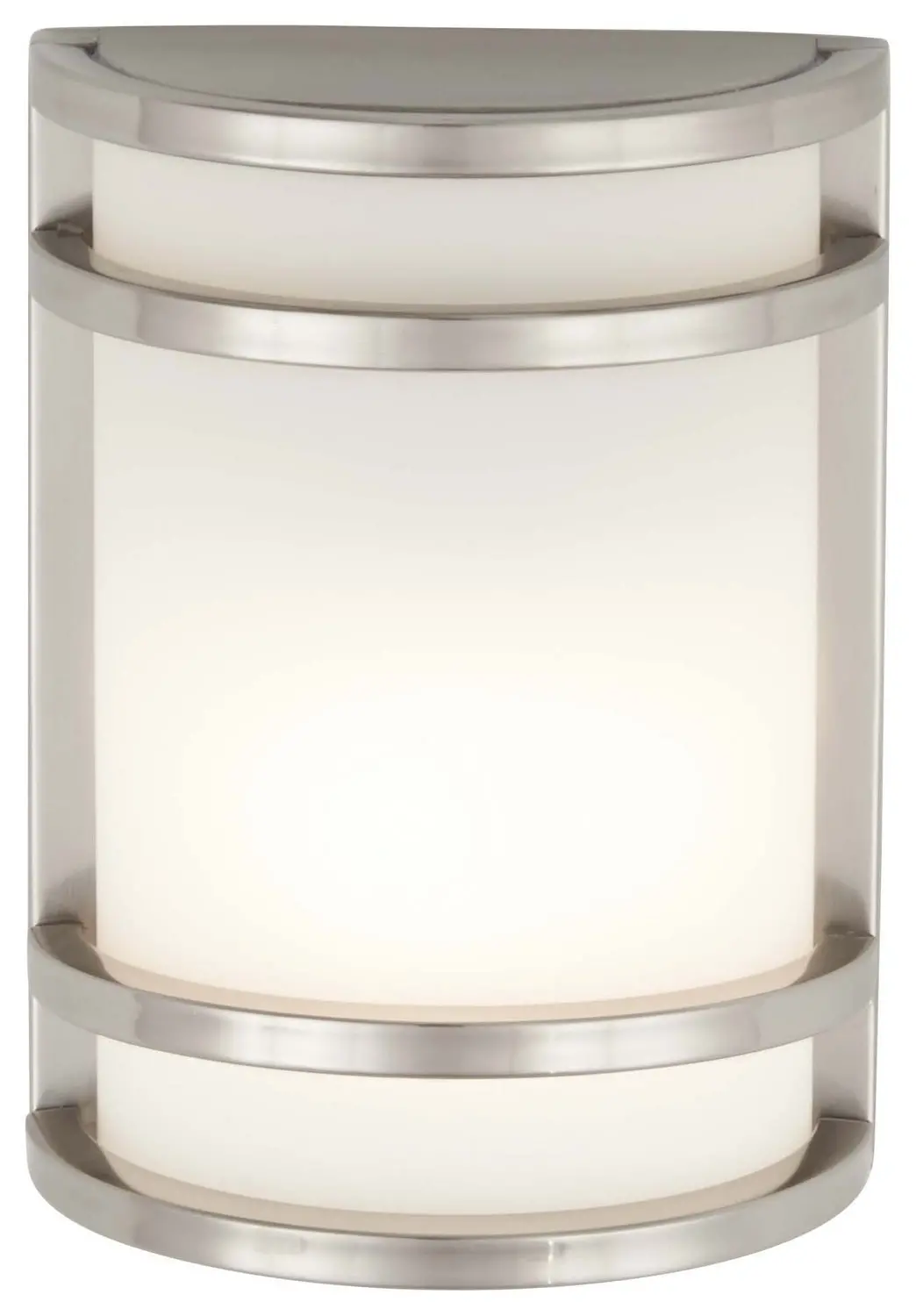 Minka Lavery Bay View Led Outdoor Pocket Lantern In Brushed Stainless Steel 1