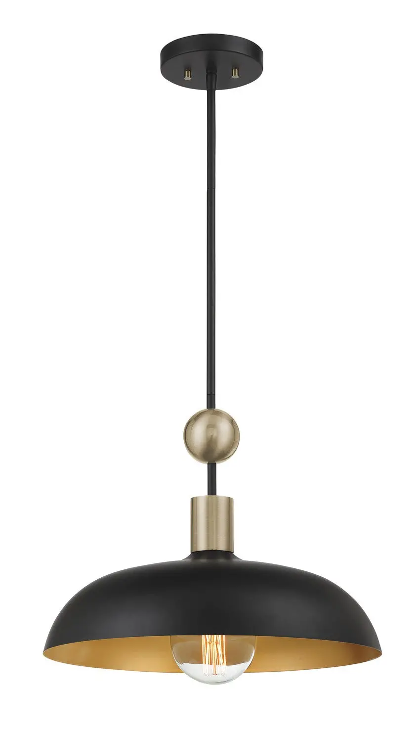Minka Lavery Biloxi One Light Pendant In Coal And Weathered Antique Bra 1
