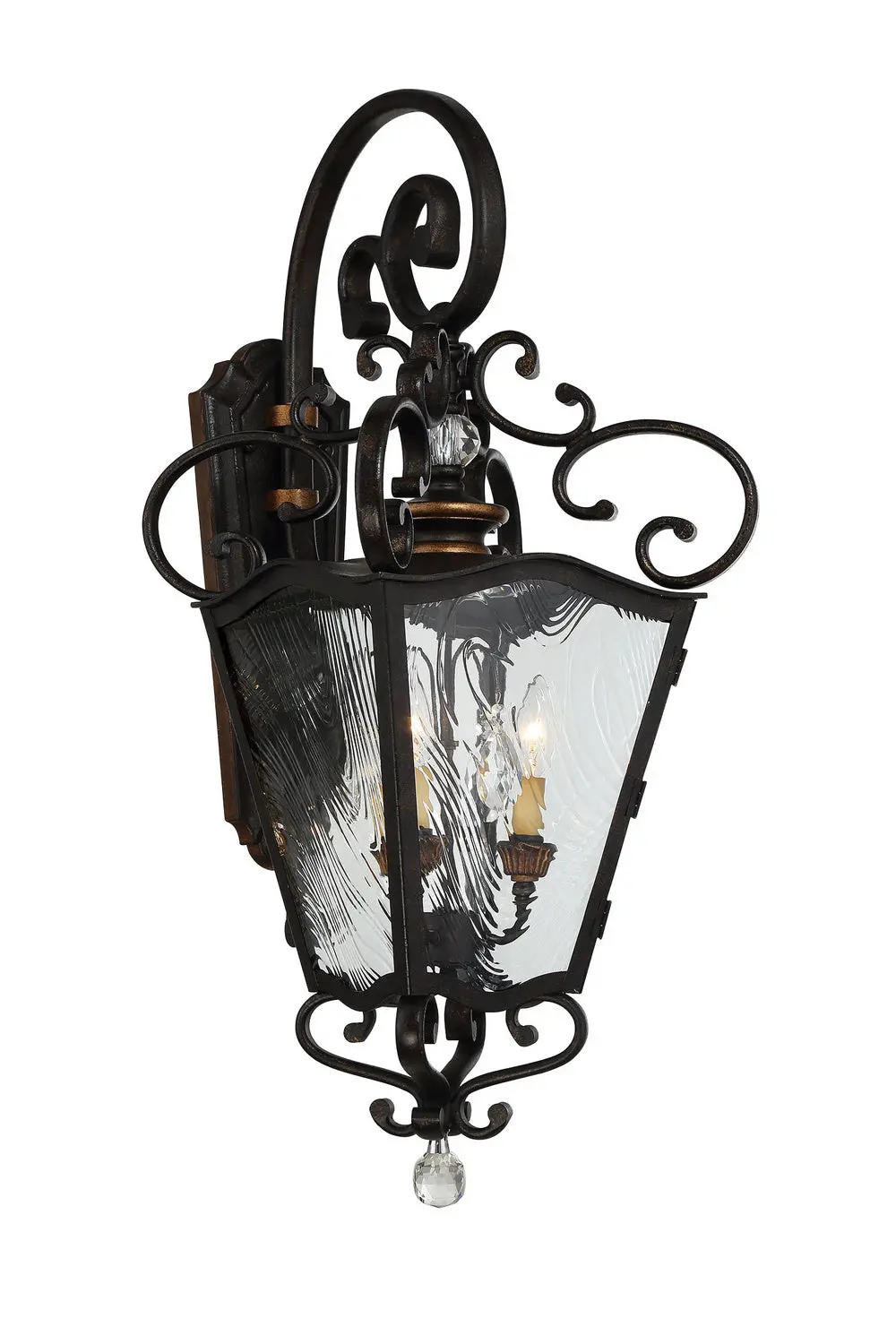 Minka Lavery Brixton Ivy Three Light Outdoor Lantern In Terraza Village Aged Patina With 1