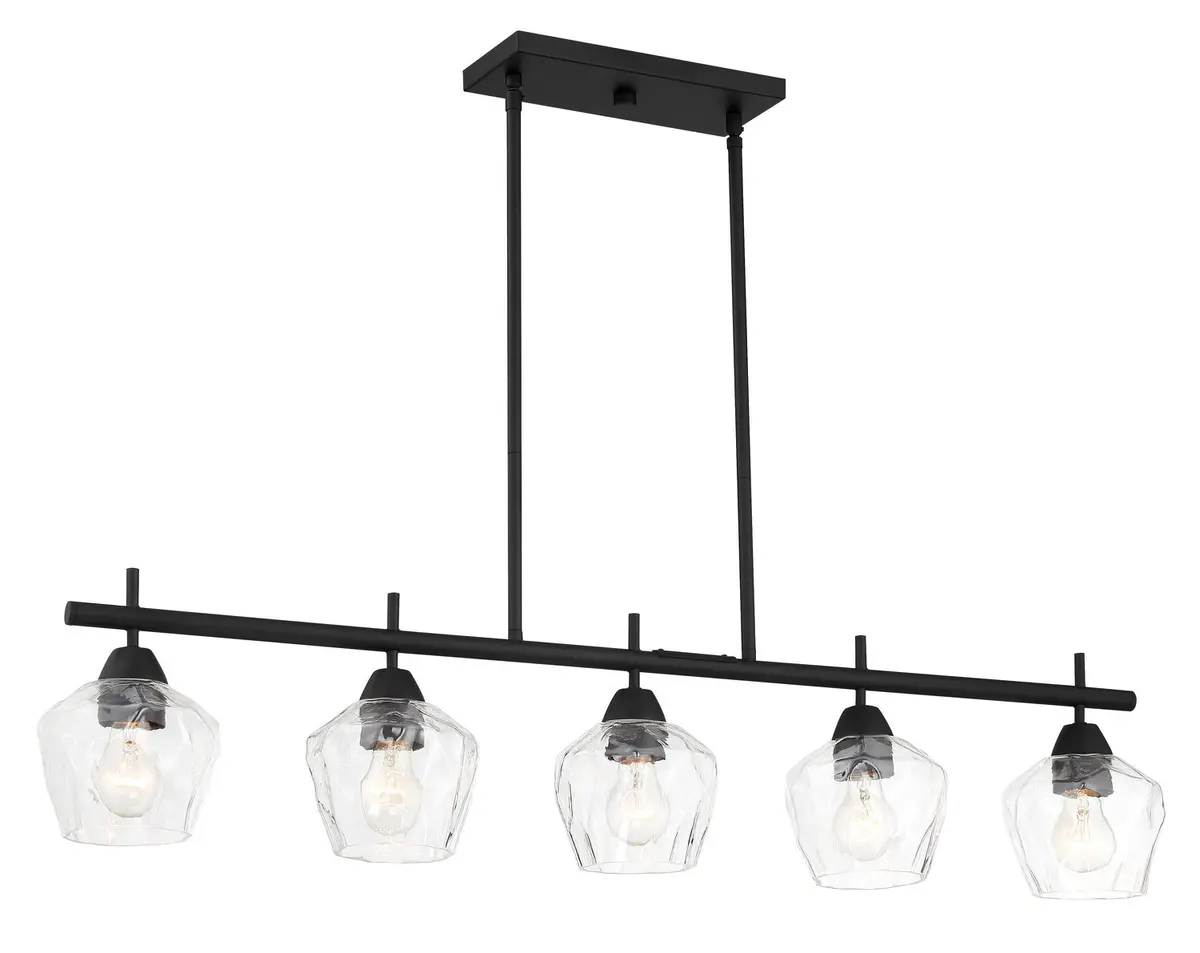 Minka Lavery Camrin Five Light Island Pendant In Coal 1