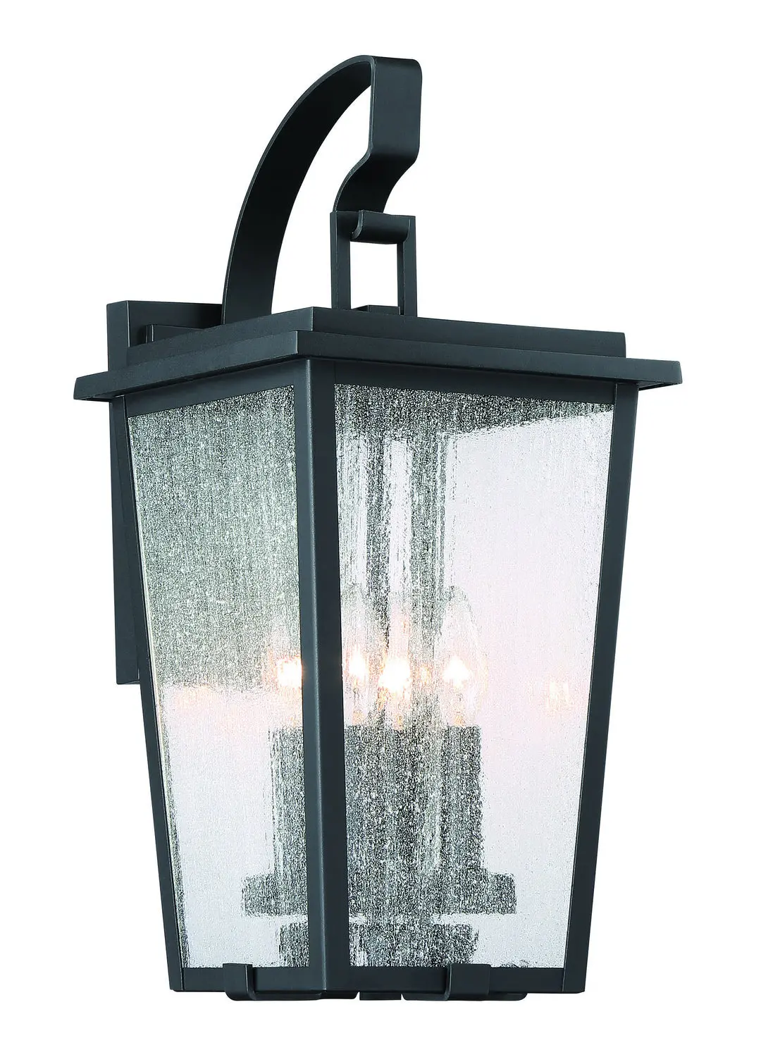 Minka Lavery Cantebury Four Light Wall Mount In Coal With Gold 1