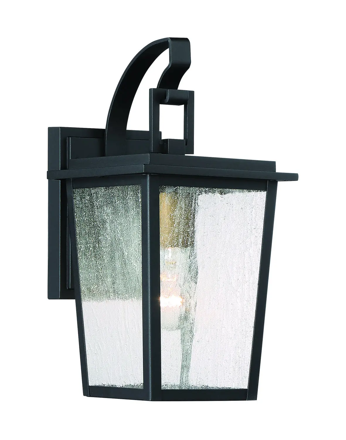 Minka Lavery Cantebury One Light Wall Mount In Coal With Gold 1