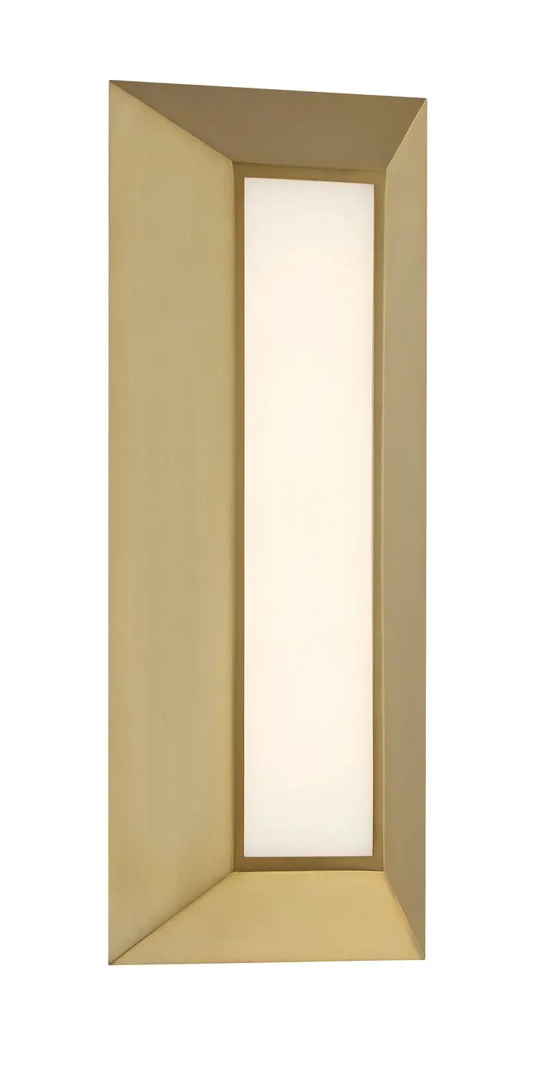 Minka Lavery Cartaya Led Wall Sconce In Soft Brass 1