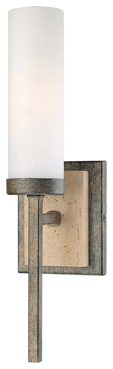 Minka Lavery Compositions One Light Wall Sconce In Aged Patina Iron 1