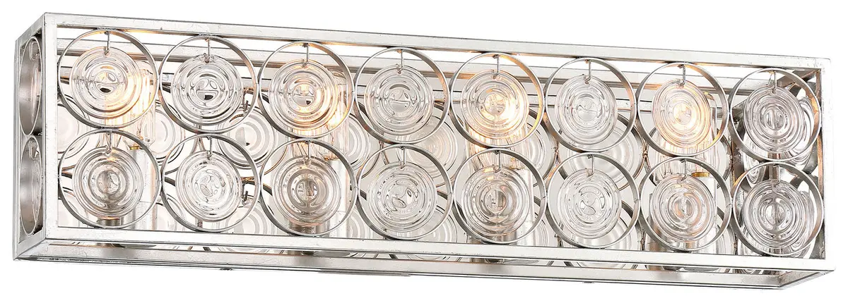Minka Lavery Culture Chic Four Light Bath In Catalina Silver 1