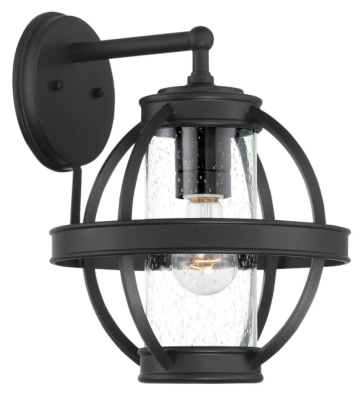 Minka Lavery Cumberland Court One Light Outdoor Wall Mount In Sand Coal 1
