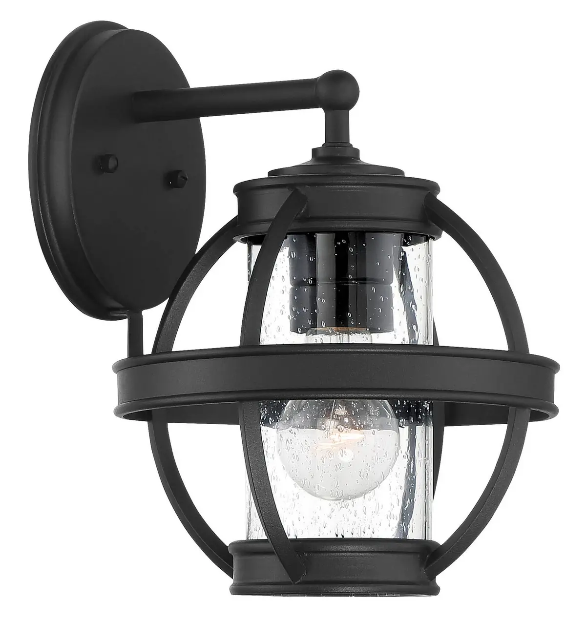 Minka Lavery Cumberland Court One Light Outdoor Wall Mount In Sand Coal 1