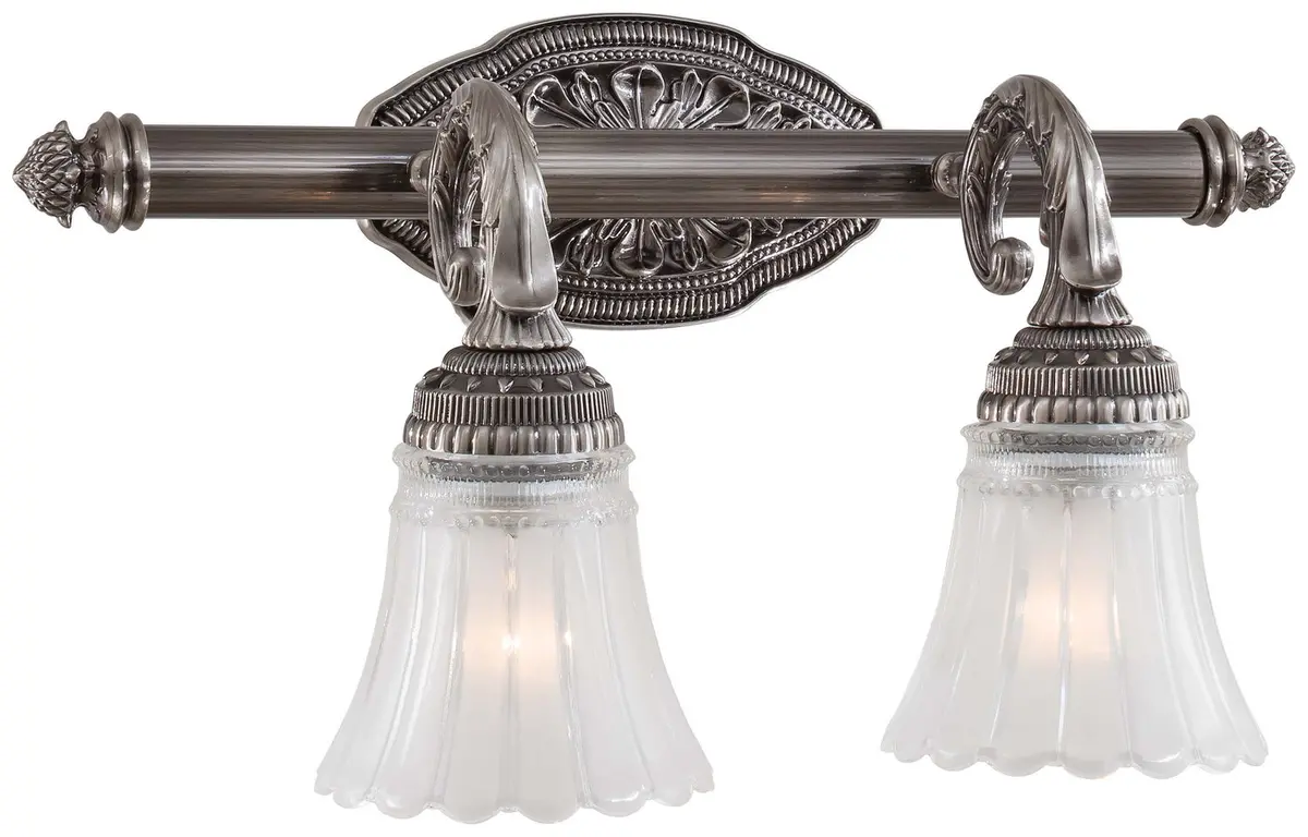 Minka Lavery Eruopa Two Light Bath In Brushed Nickel 1