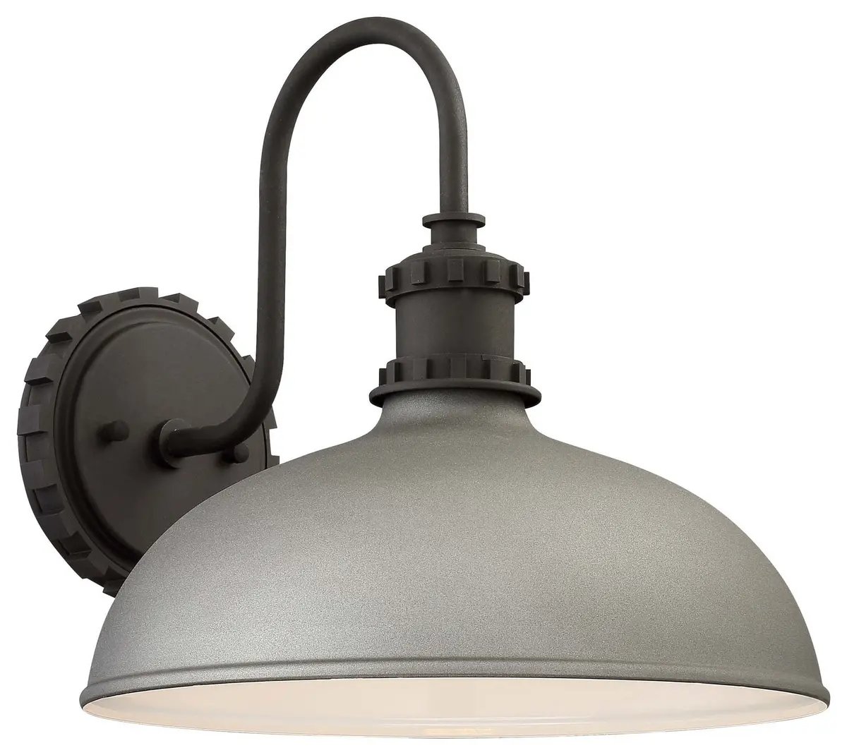 Minka Lavery Escudilla One Light Outdoor Wall Mount In Sand Silver 1