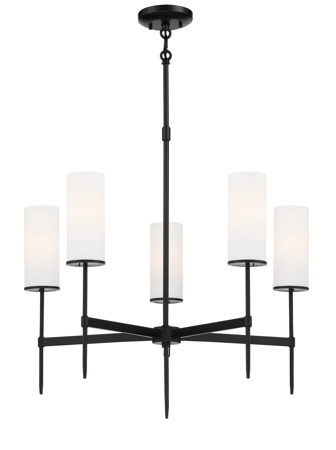 Minka Lavery First Avenue Five Light Chandelier In Coal 1