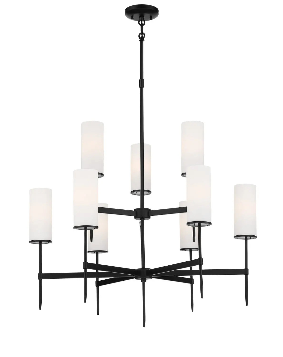 Minka Lavery First Avenue Nine Light Chandelier In Coal 1