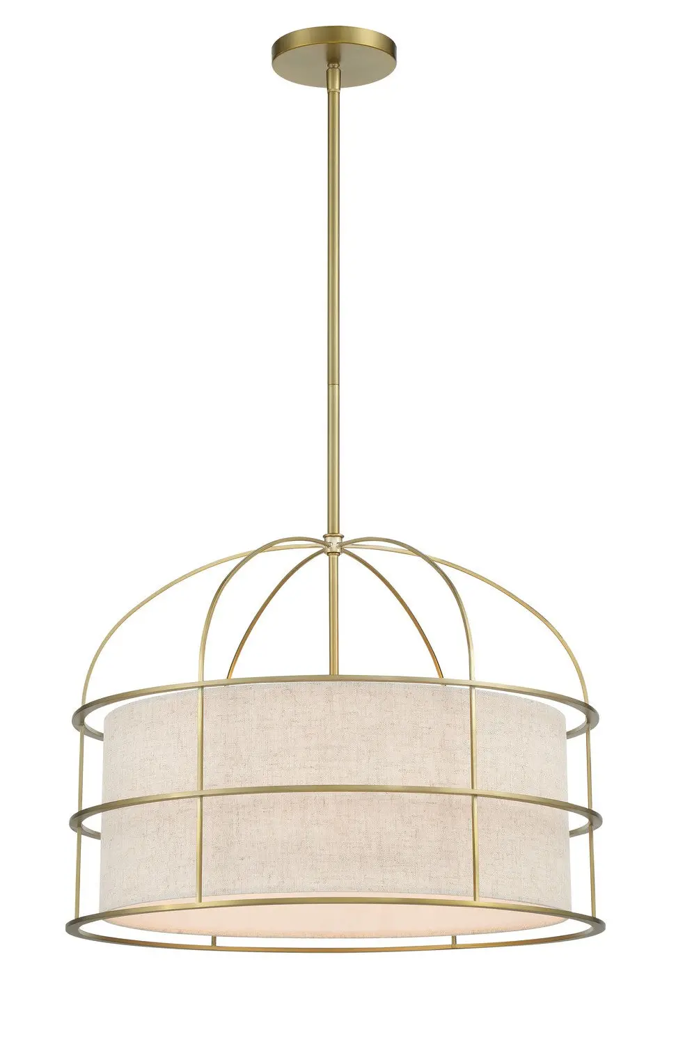 Minka Lavery Gateway Park Five Light Pendant In Soft Brass 1