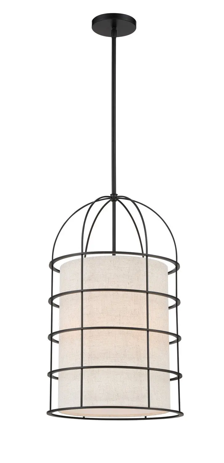Minka Lavery Gateway Park Four Light Pendant In Coal 1