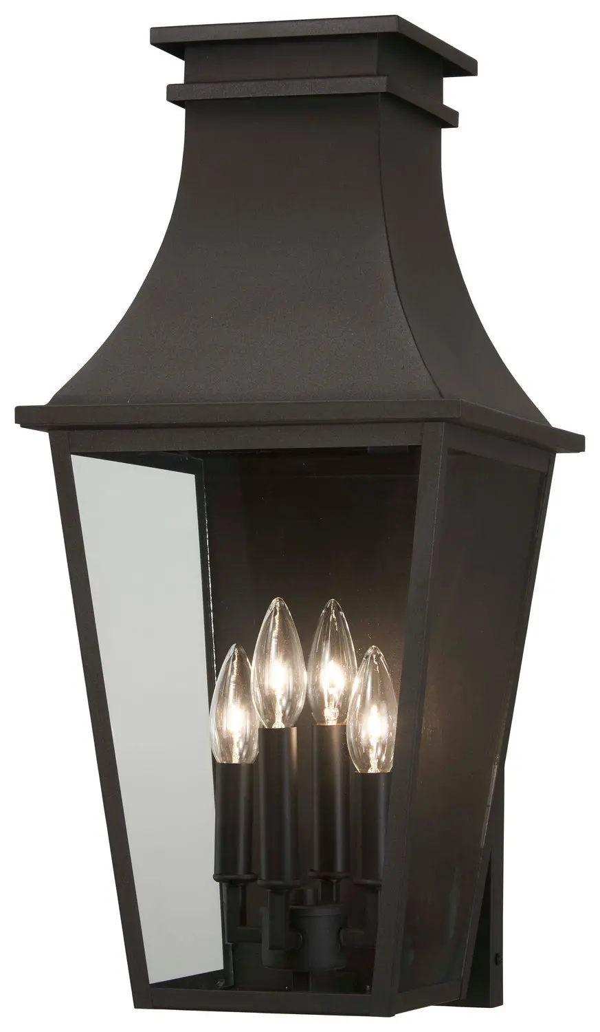 Minka Lavery Gloucester Four Light Outdoor Wall Mount In Sand Coal 1