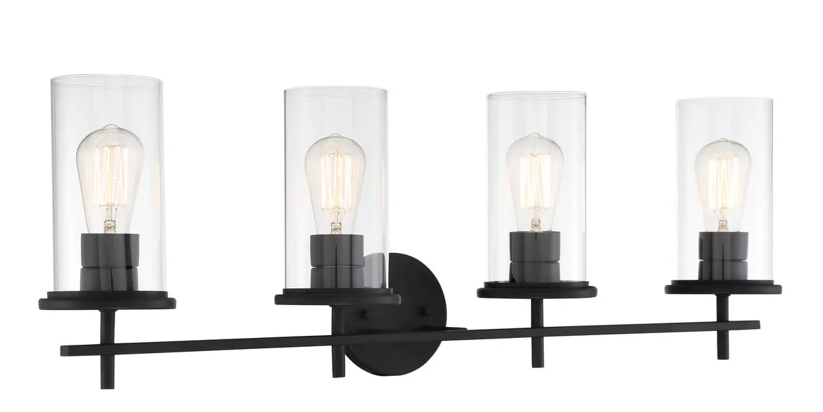 Minka Lavery Haisley Four Light Bath Bar In Coal 1