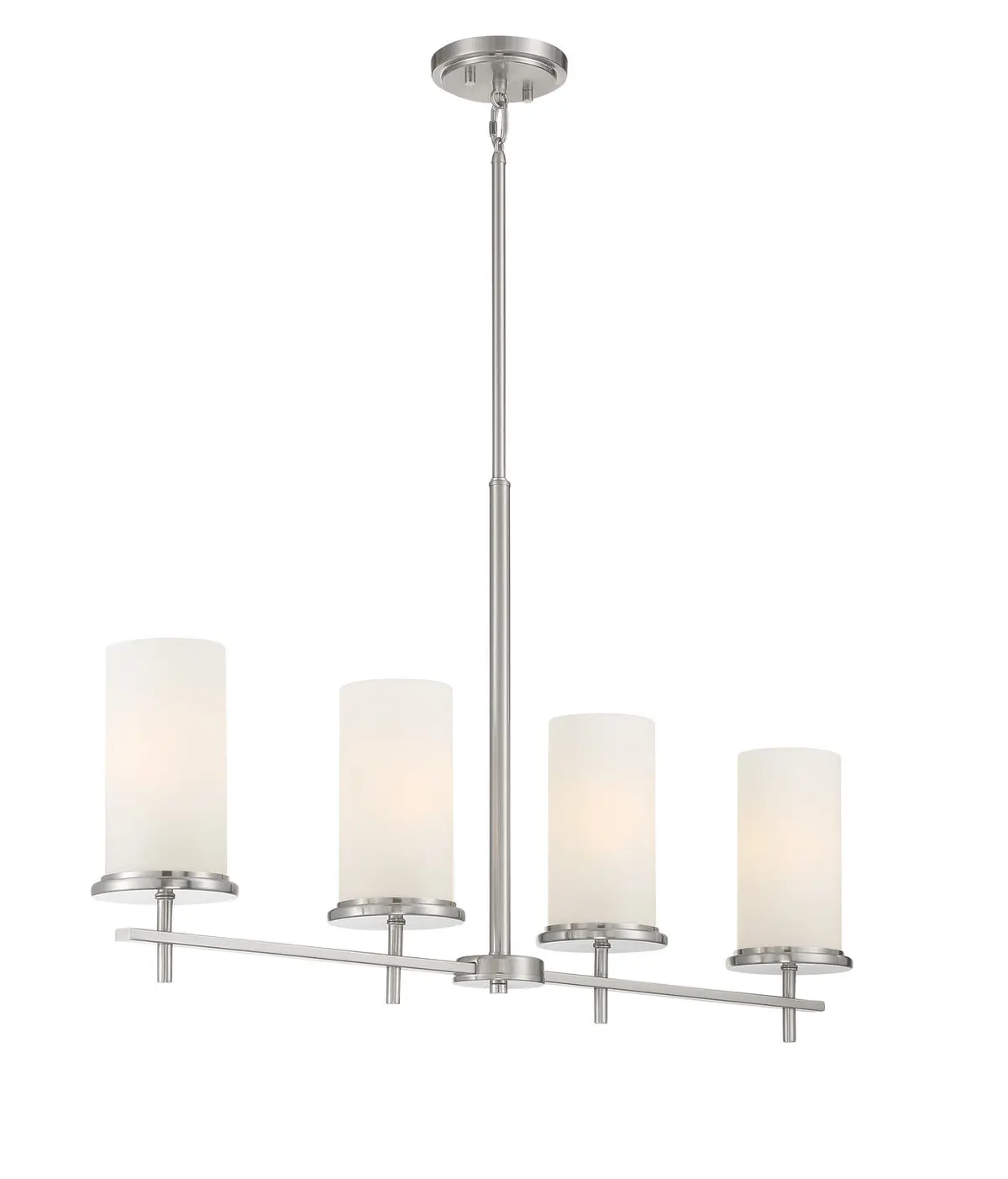 Minka Lavery Haisley Four Light Island Pendant In Brushed Nickel 1