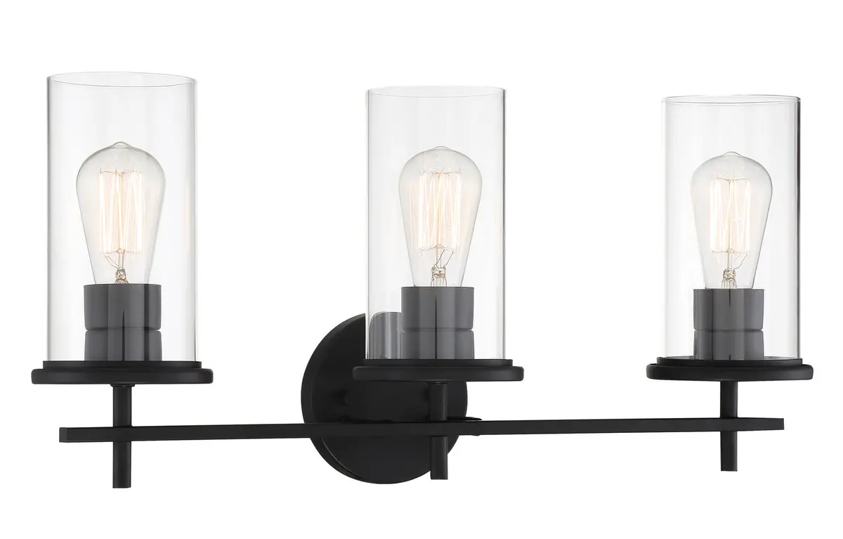 Minka Lavery Haisley Three Light Bath Bar In Coal 1