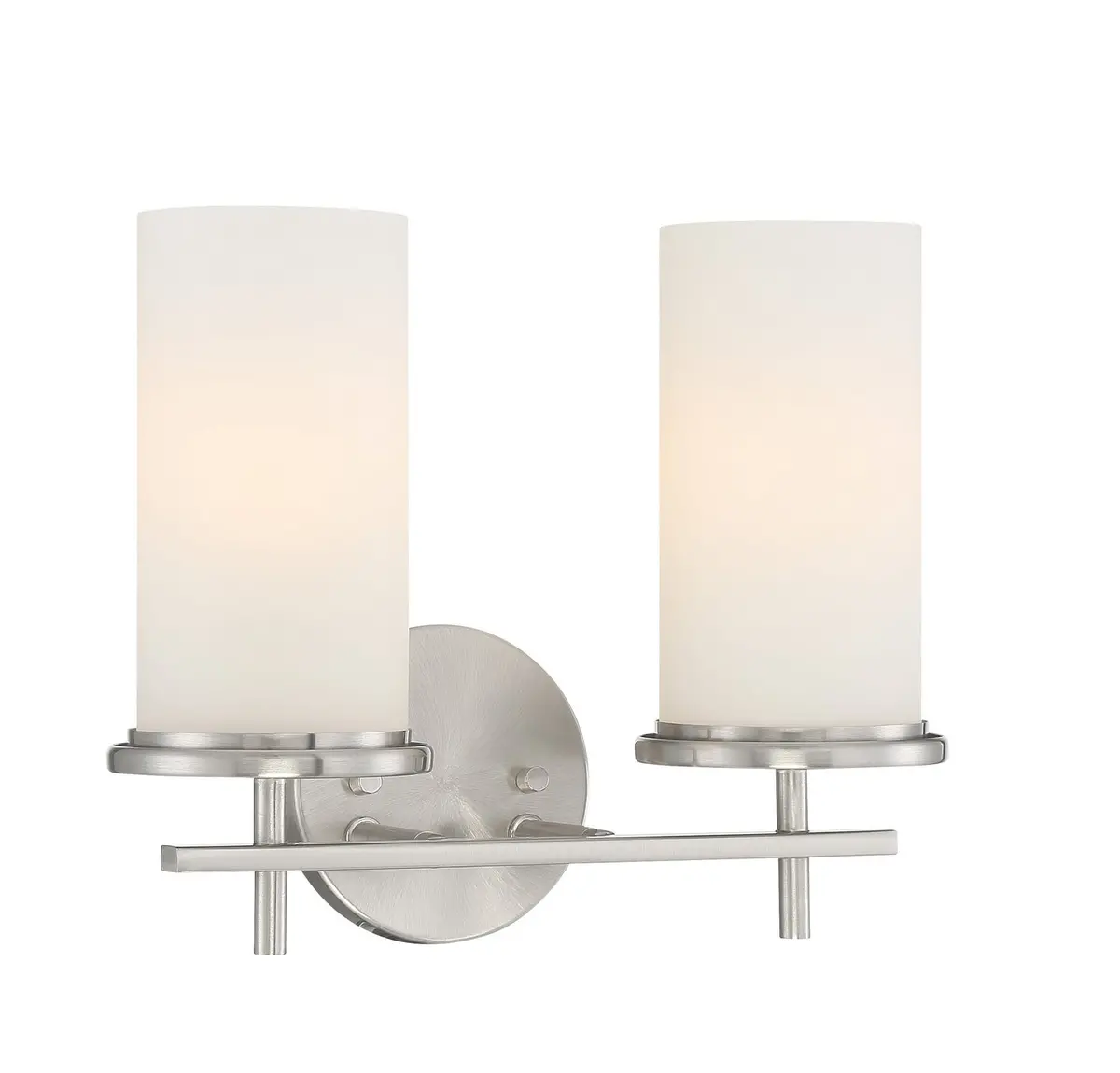 Minka Lavery Haisley Two Light Bath Bar In Brushed Nickel 1
