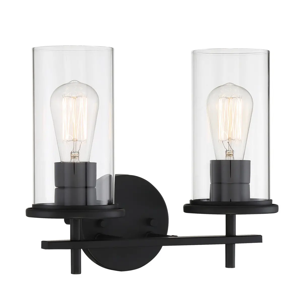 Minka Lavery Haisley Two Light Bath Bar In Coal 1