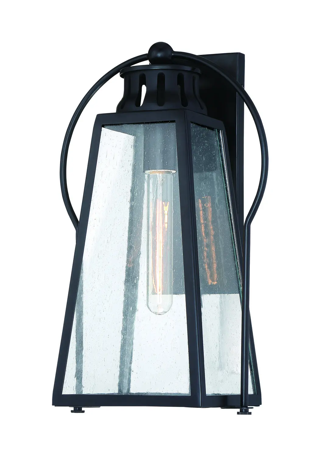 Minka Lavery Halder Bridge One Light Outdoor Wall Mount In Coal 1