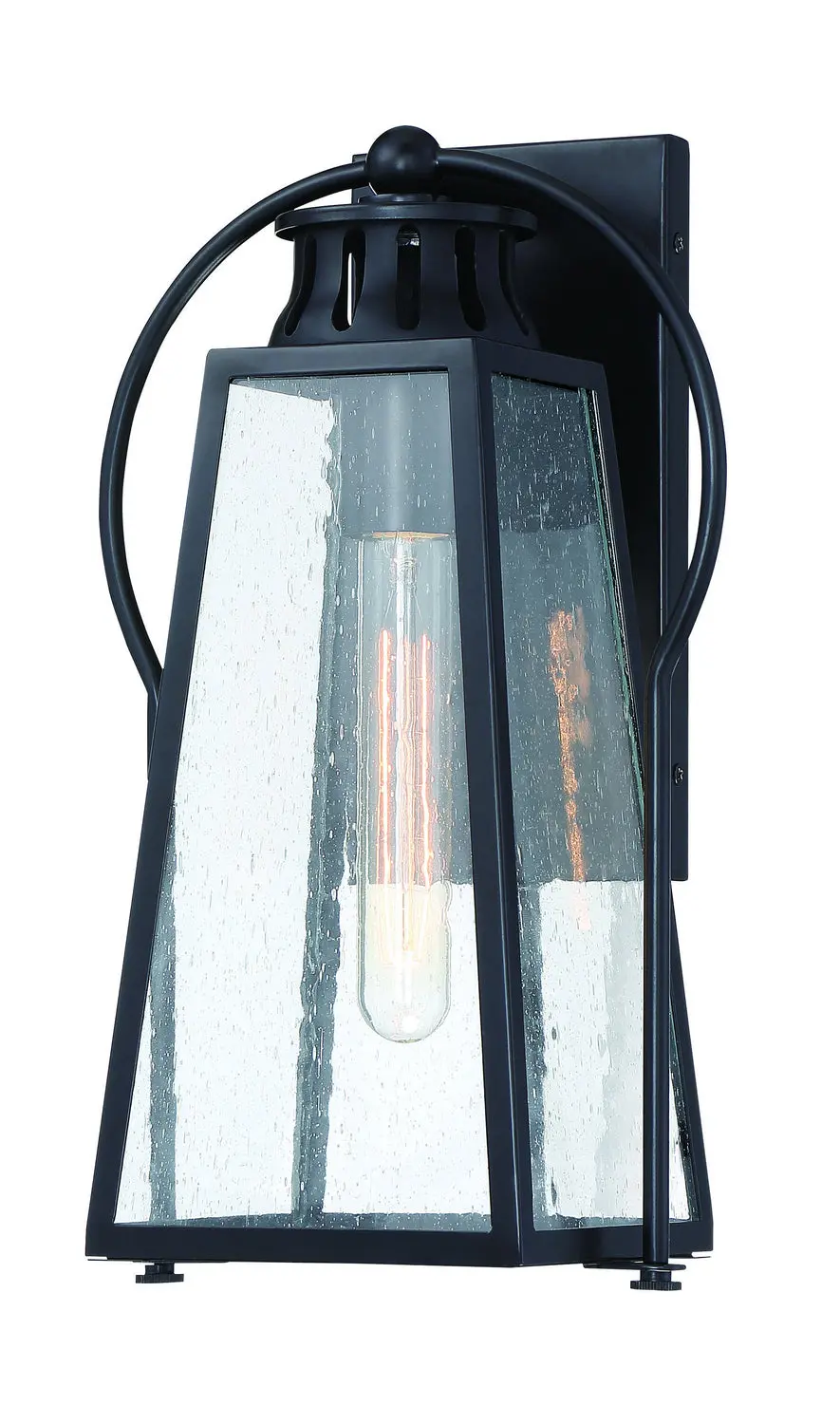Minka Lavery Halder Bridge One Light Outdoor Wall Mount In Coal 1