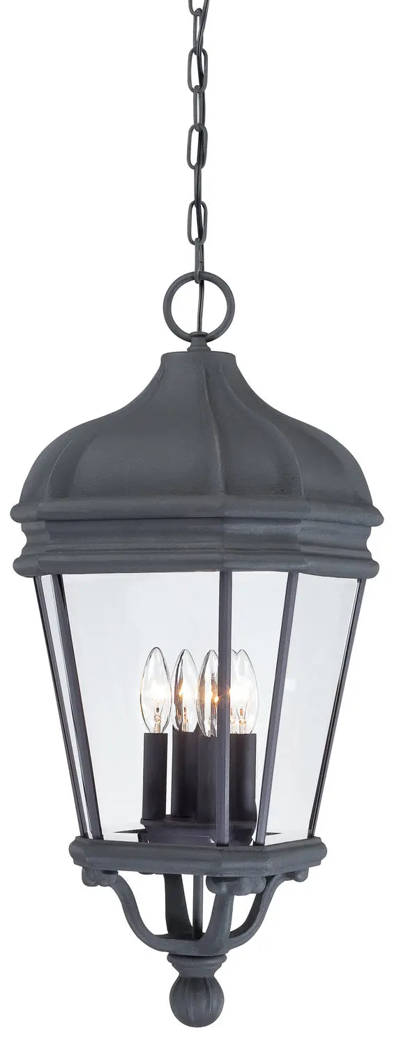 Minka Lavery Harrison Four Light Chain Hung In Coal 1