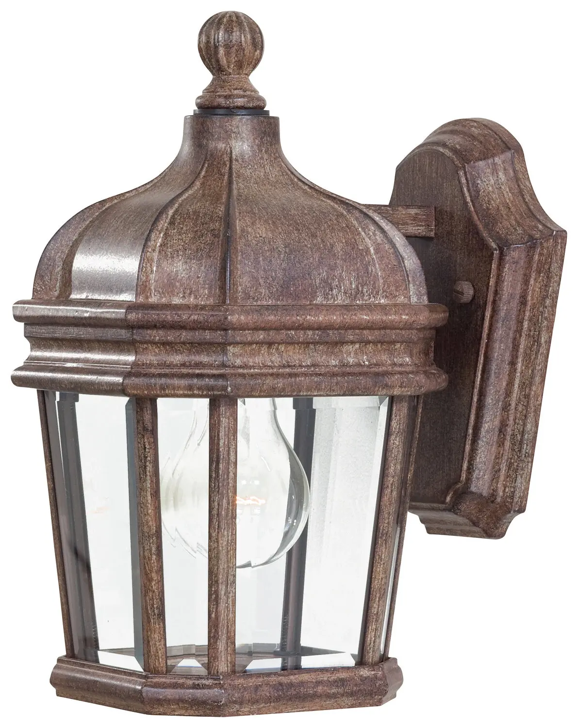 Minka Lavery Harrison One Light Wall Mount In Vintage Rust 1
