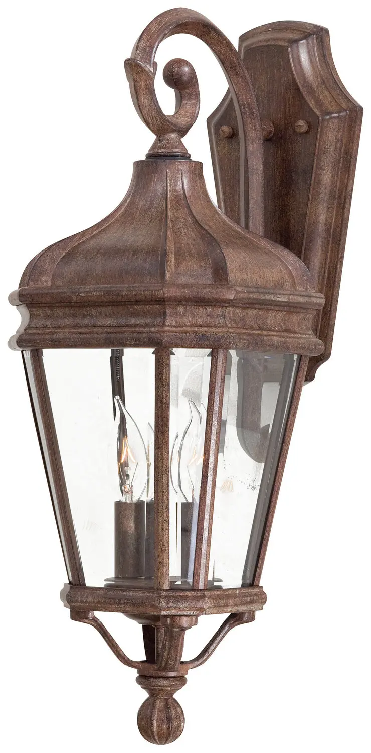 Minka Lavery Harrison Two Light Wall Mount In Vintage Rust 1