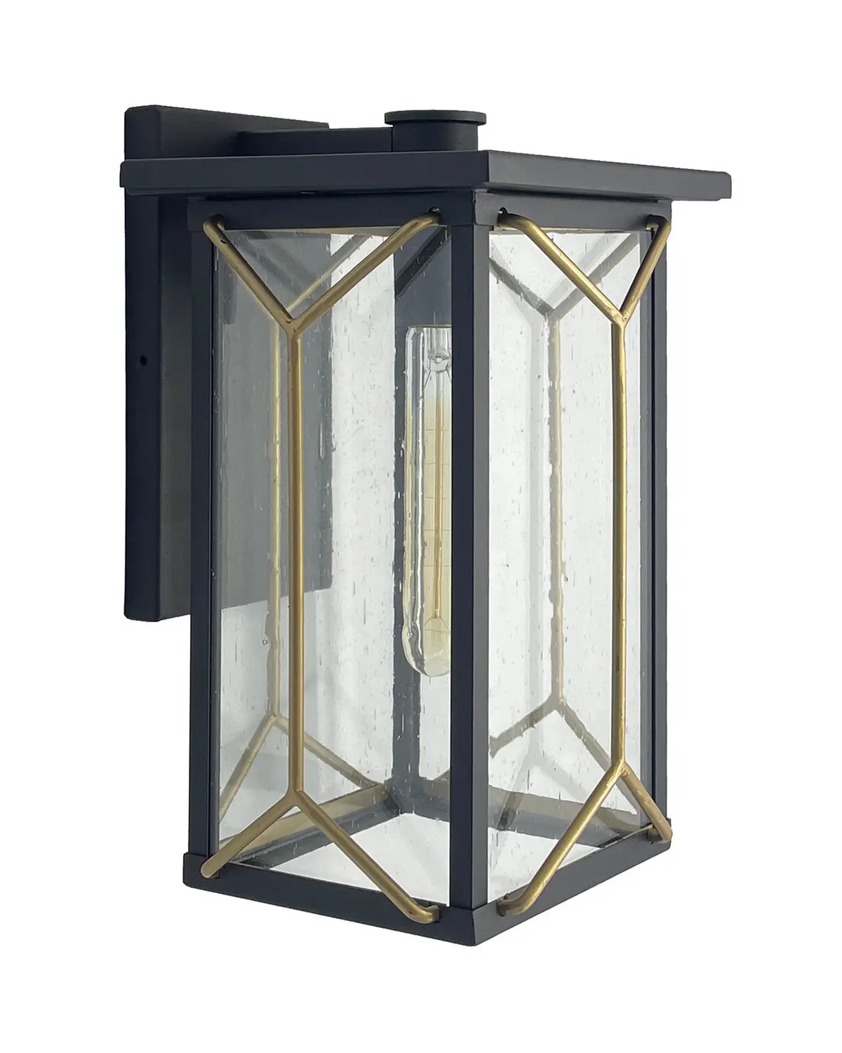 Minka Lavery Hillside Manor One Light Outdoor Wall Mount In Sand Coal And Mystic Gold 1