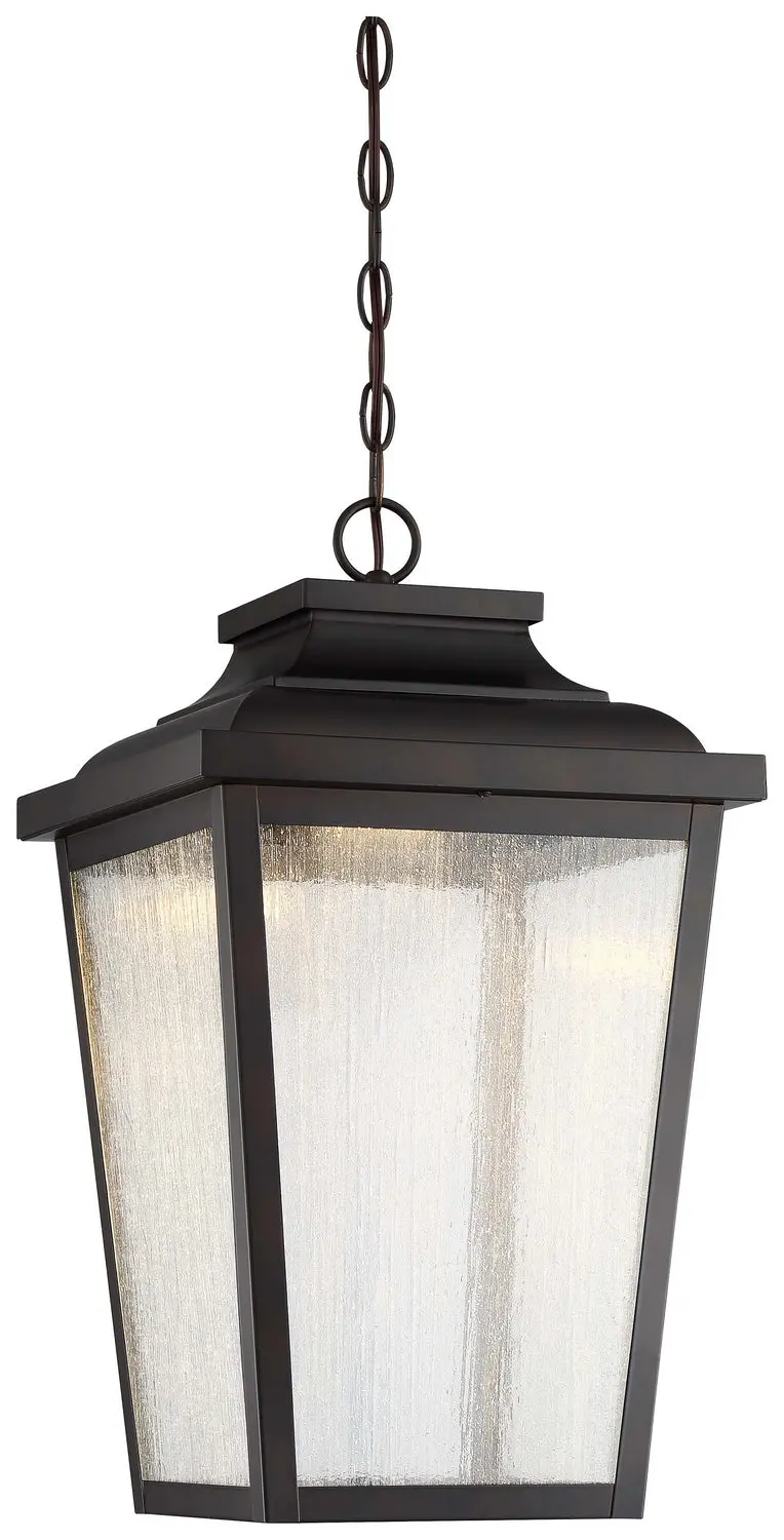 Minka Lavery Irvington Manor Led Outdoor Chain Hung In Chelesa Bronze 1