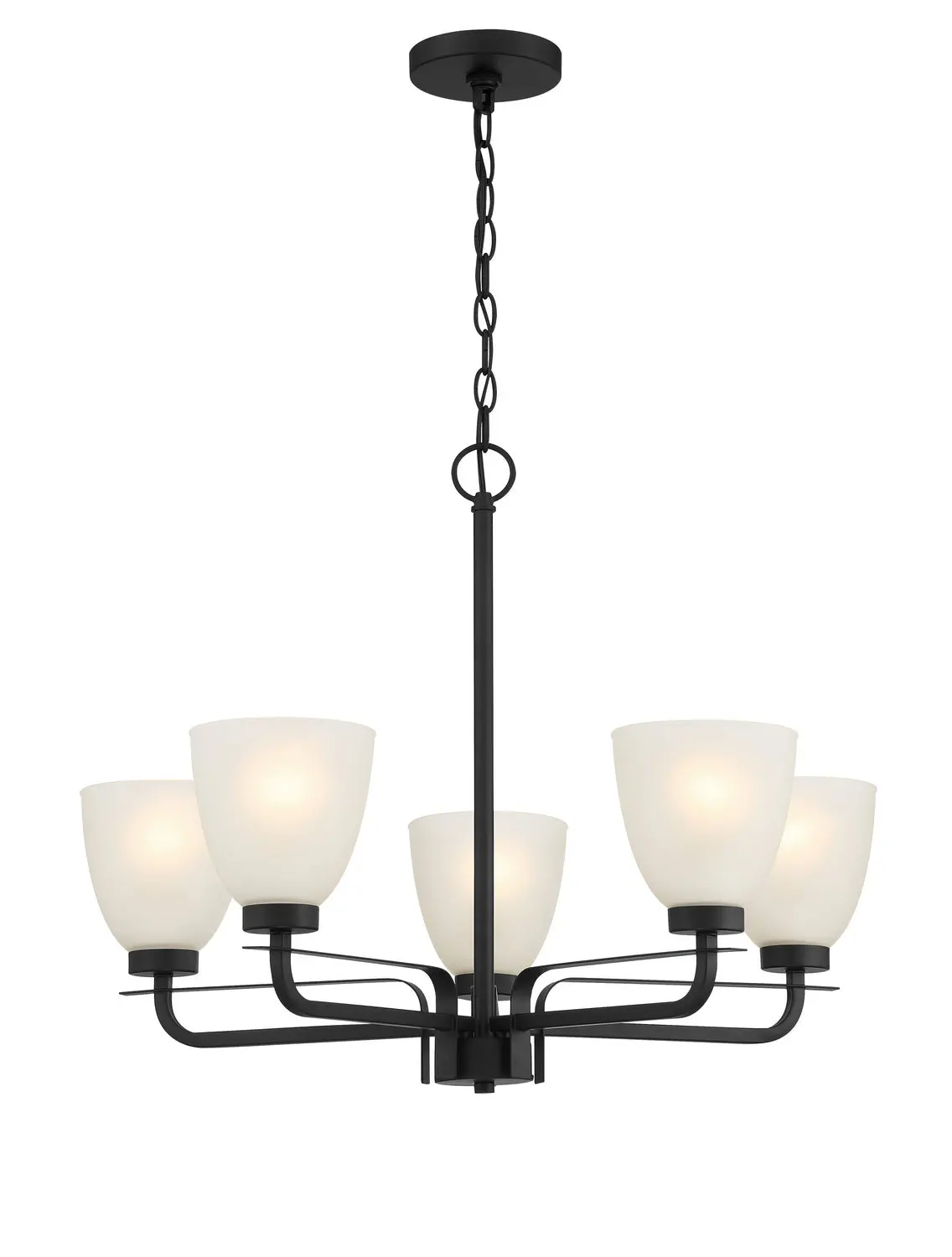 Minka Lavery Kaitlen Five Light Chandelier In Coal 1