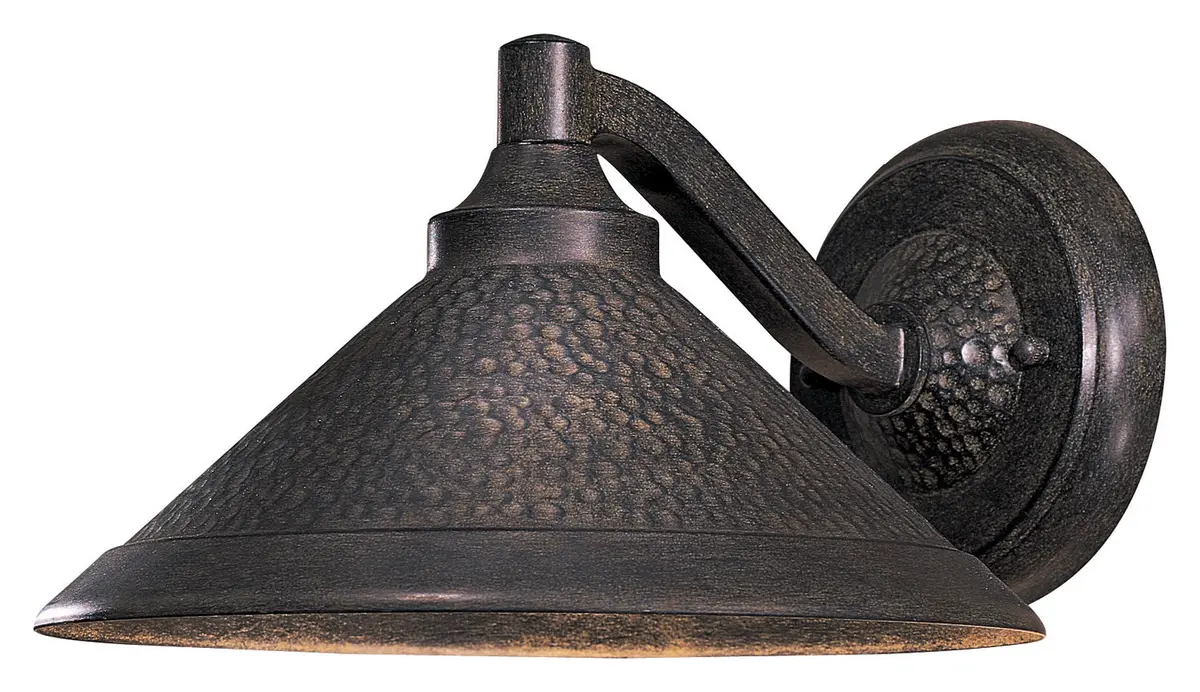 Minka Lavery Kirkham One Light Wall Mount In Aspen Bronze 1
