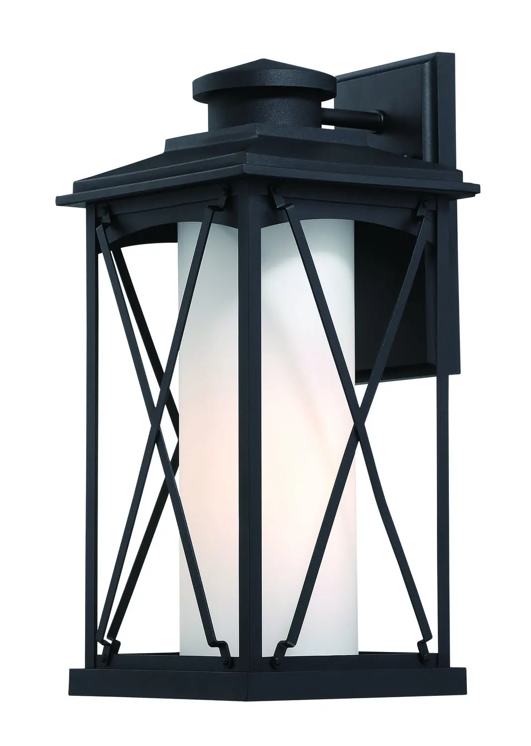 Minka Lavery Lansdale One Light Outdoor Wall Mount In Coal 1