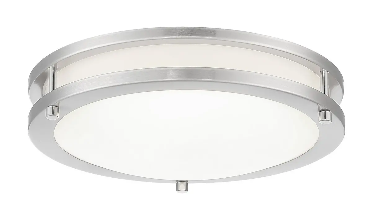 Minka Lavery Led Flush Mount In Brushed Nickel 1