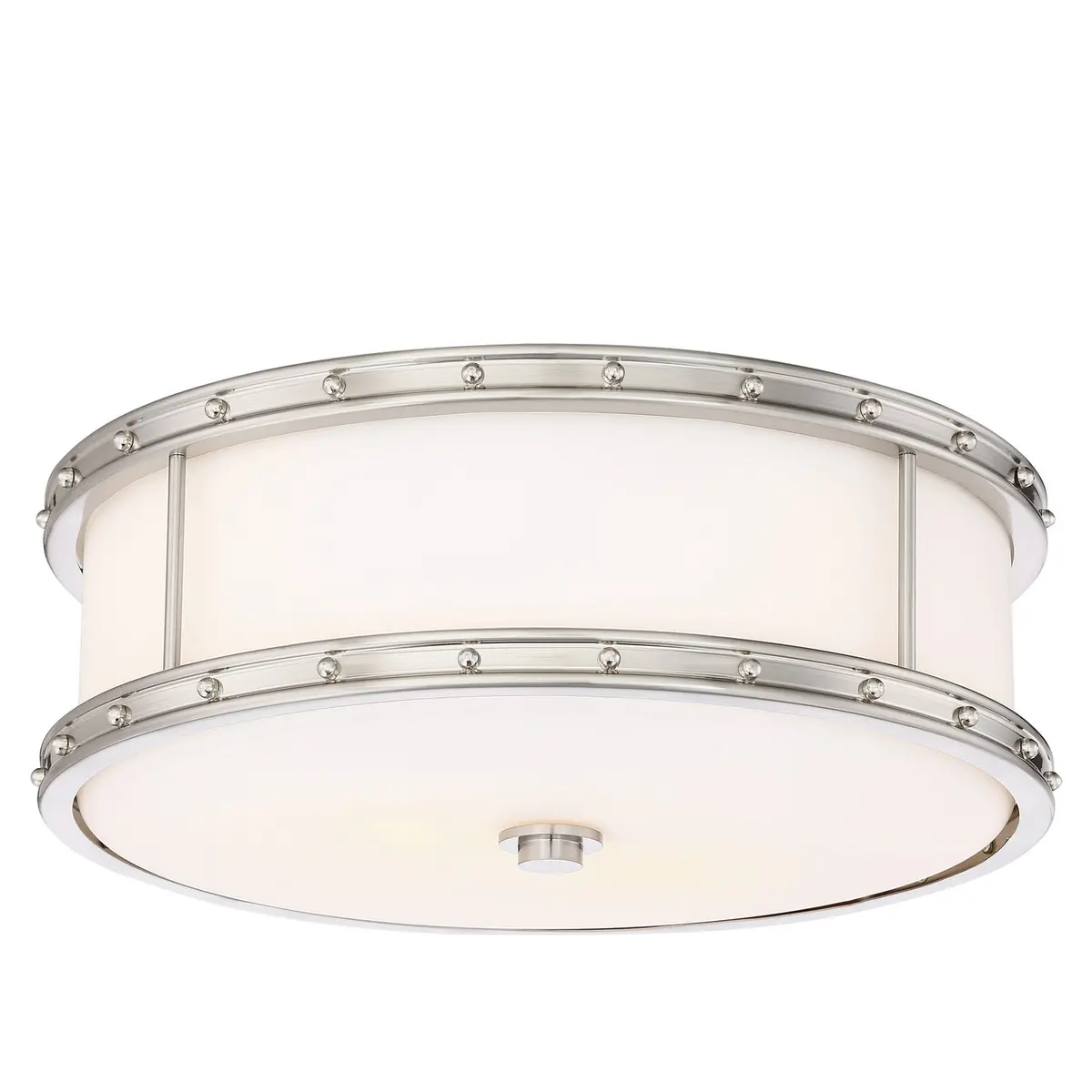 Minka Lavery Led Flush Mount In Brushed Nickel 1
