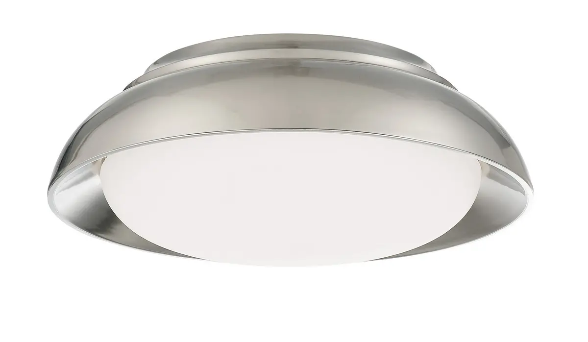 Minka Lavery Led Flush Mount In Brushed Nickel 1