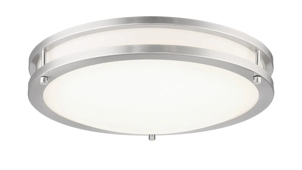 Minka Lavery Led Flush Mount In Brushed Nickel 1