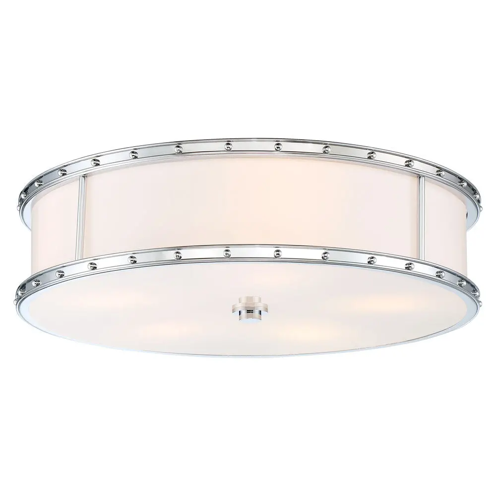 Minka Lavery Led Flush Mount In Chrome 1