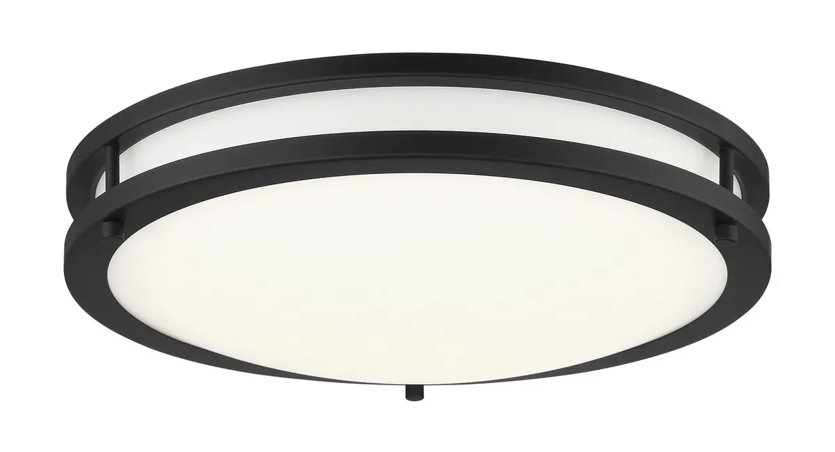 Minka Lavery Led Flush Mount In Coal 1
