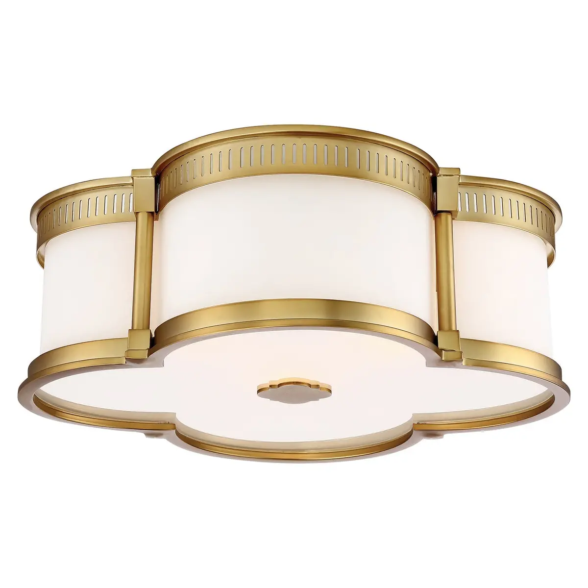 Minka Lavery Led Flush Mount In Liberty Gold 1