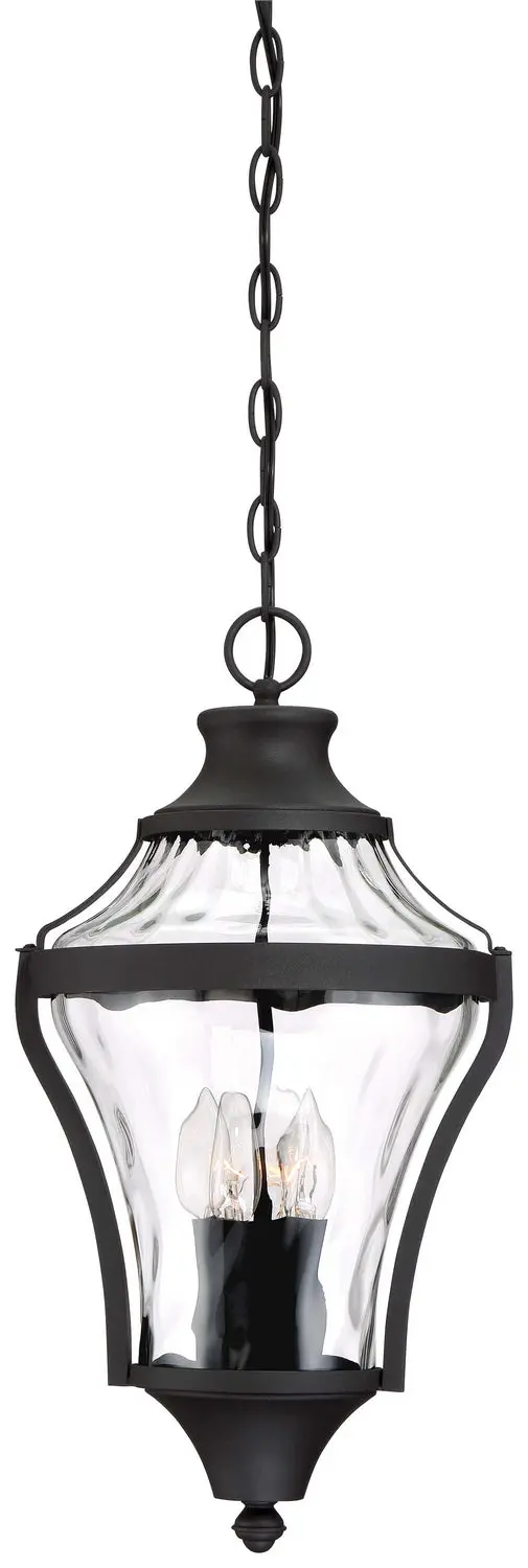 Minka Lavery Libre Four Light Outdoor Chain Hung In Coal 1