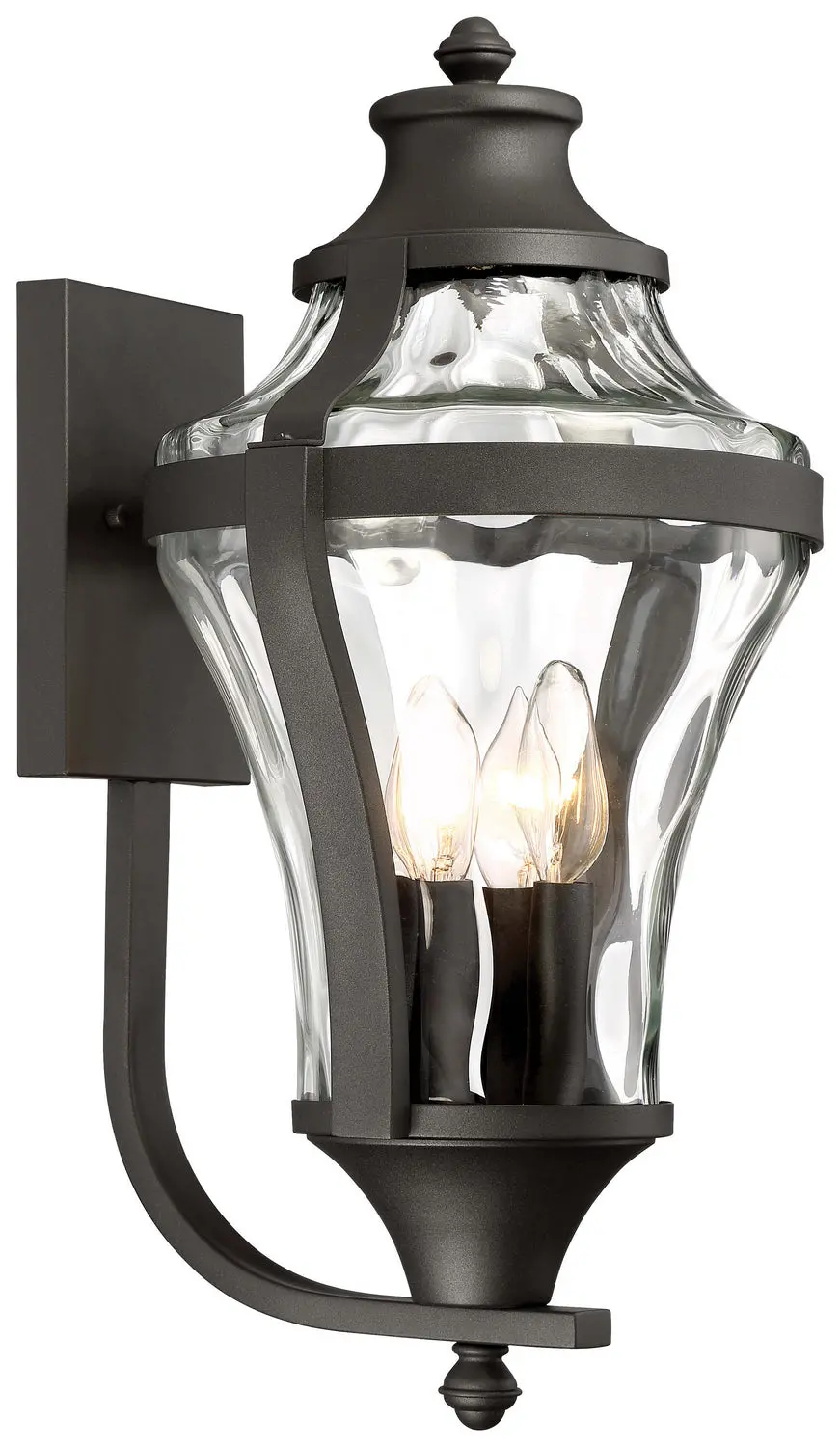 Minka Lavery Libre Four Light Outdoor Wall Lamp In Coal 1