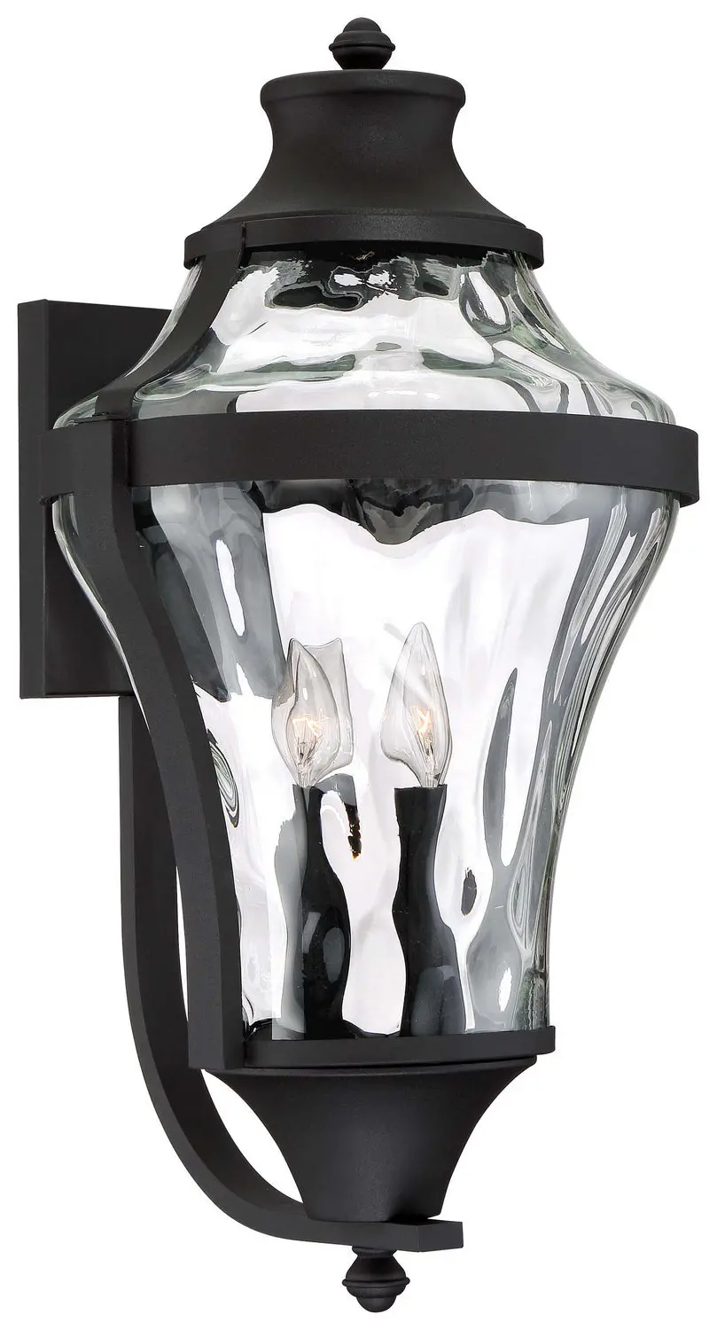 Minka Lavery Libre Four Light Outdoor Wall Mount In Coal 1