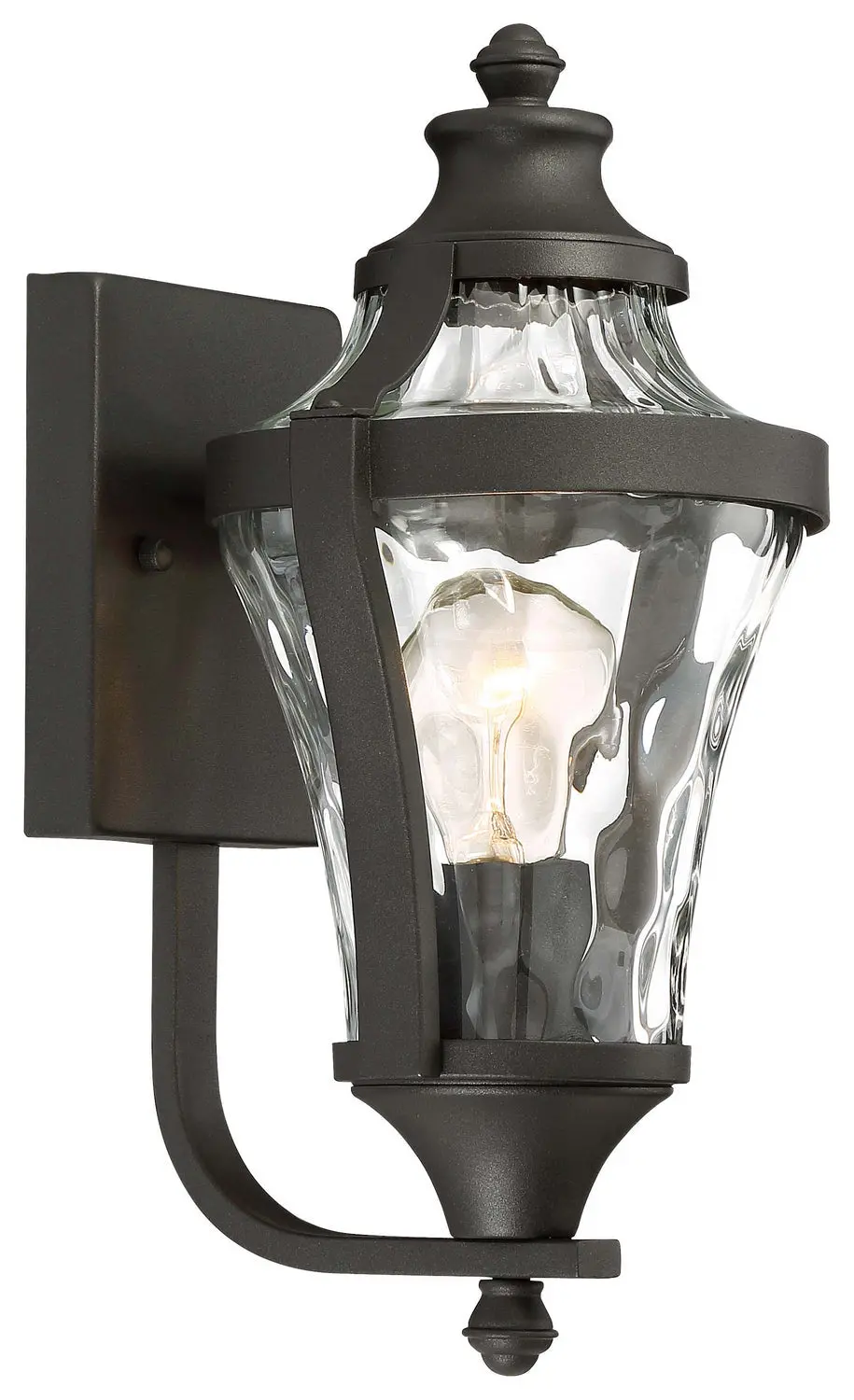 Minka Lavery Libre One Light Outdoor Wall Lamp In Coal 1