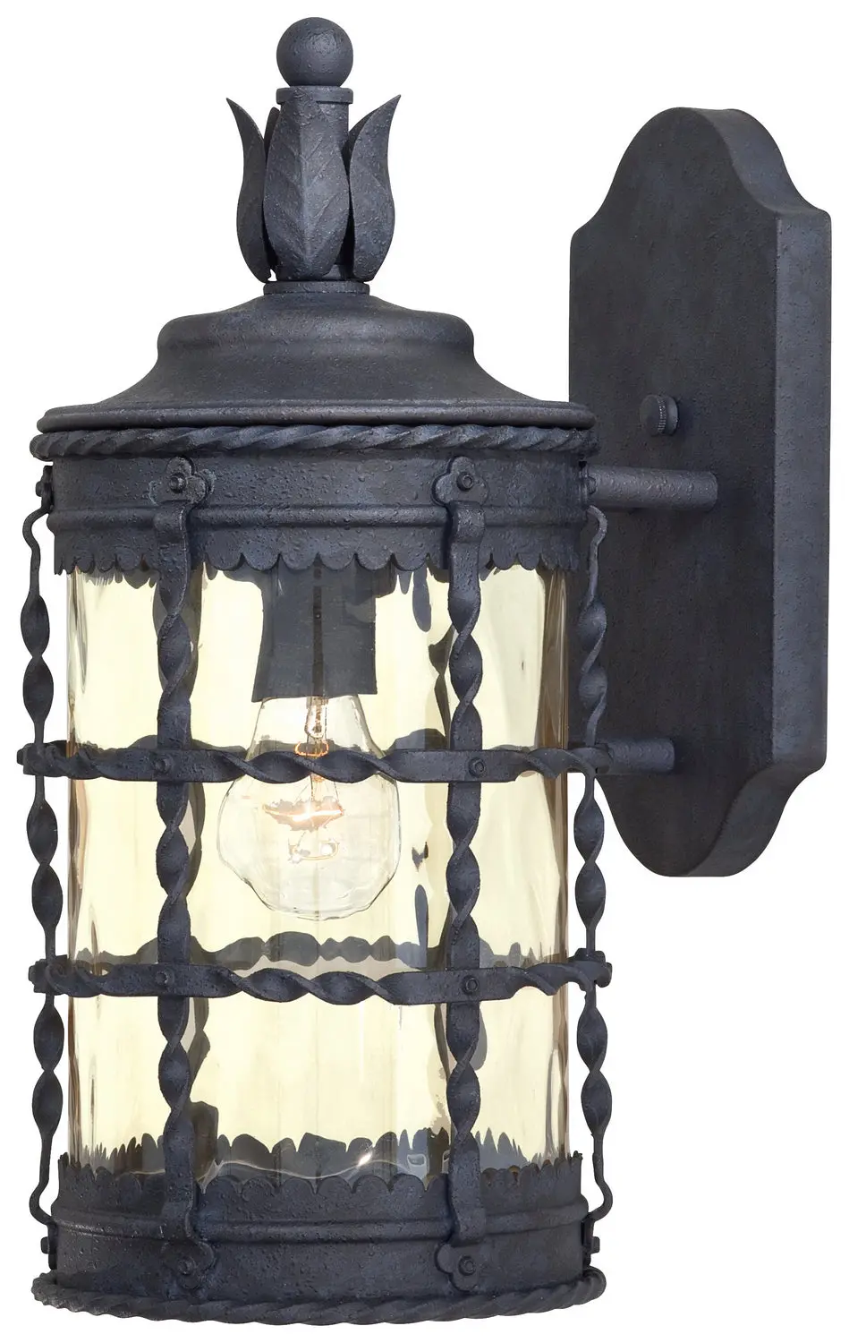 Minka Lavery Mallorca One Light Wall Mount In Spanish Iron 1
