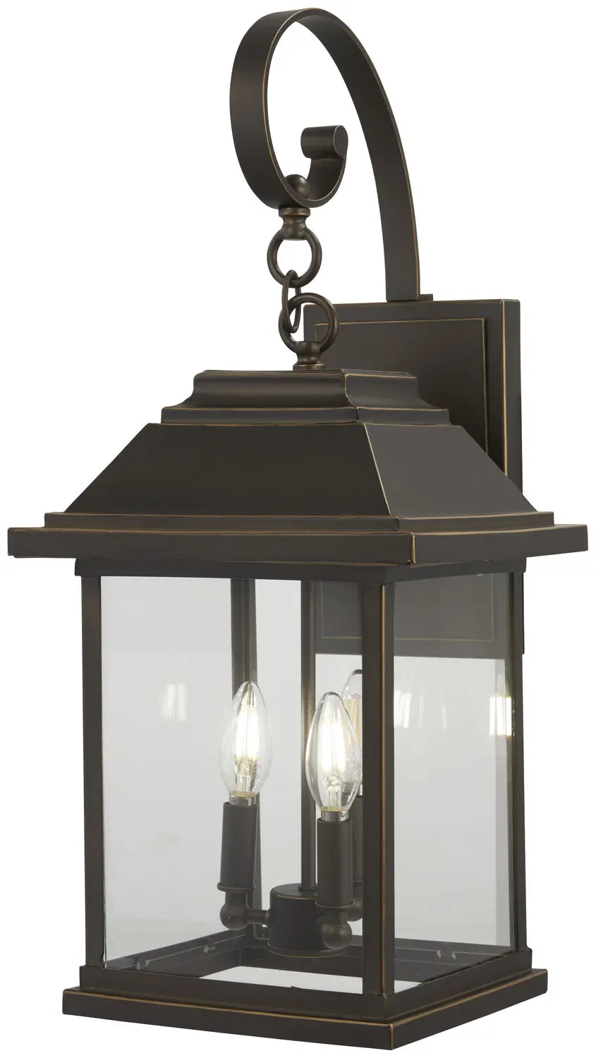 Minka Lavery Mariners Pointe Four Light Outdoor Wall Mount In Oil Rubbed Bronze With Gold Highlights 1