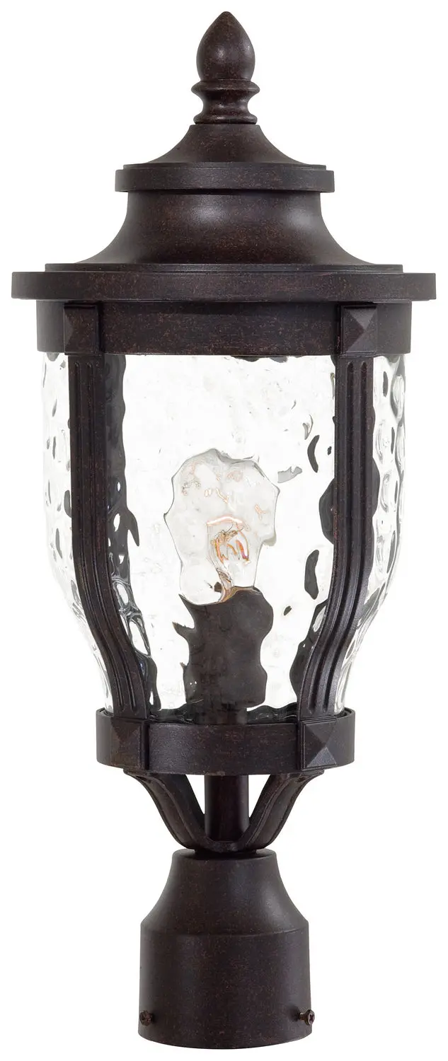 Minka Lavery Merrimack One Light Post Mount In Corona Bronze 1