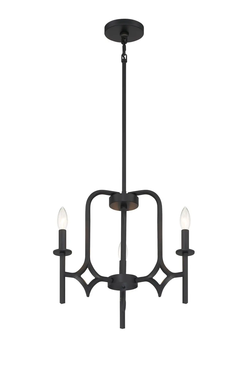 Minka Lavery Muncie Three Light Chandelier In Coal 1