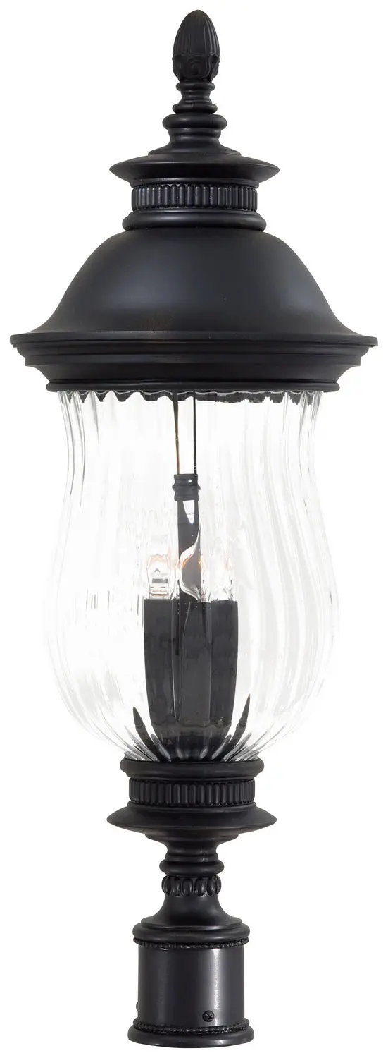 Minka Lavery Newport Four Light Post Mount In Heritage 1