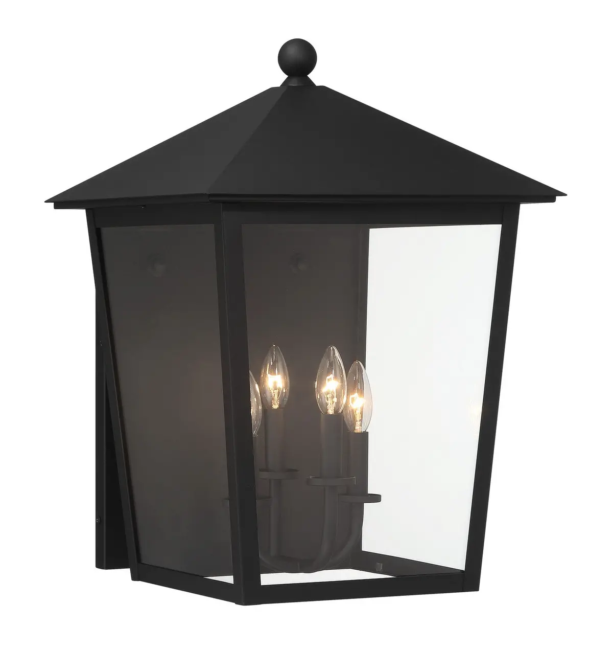 Minka Lavery Noble Hill Three Light Outdoor Wall Mount In Sand Coal 1
